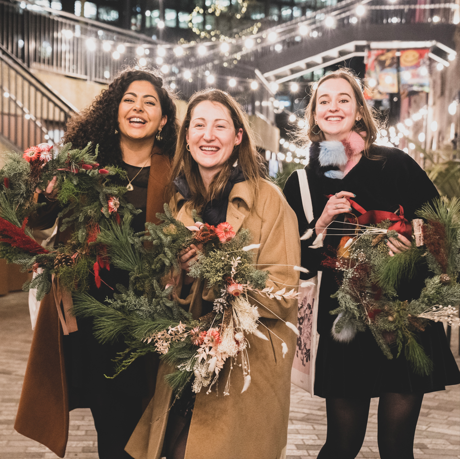 Corporate Christmas Wreath Workshop
