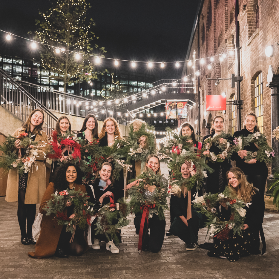 Corporate Christmas Wreath Workshop